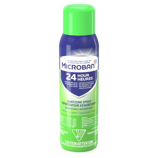 Microban Sanitizing Spray Sanitizing Spray Fresh (15 oz)