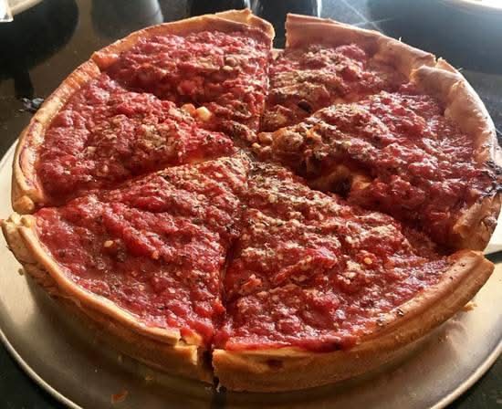 Art's Meaty Delight Stuffed Pizza