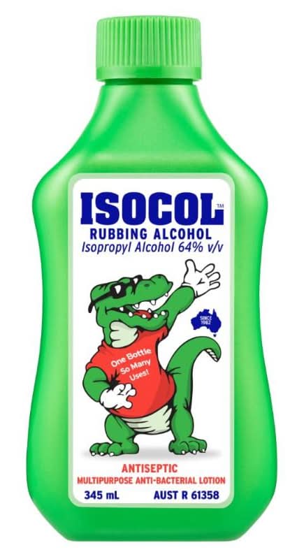 Isocol Rubbing Alcohol Antiseptic 345ml