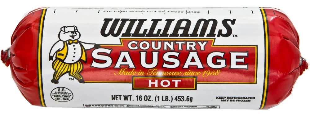 Williams Hot Roll Sausage (16 oz)