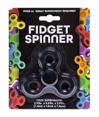 Fidget Spinner 2.91in Black