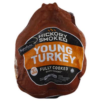 Signature Select Fully Cooked Hickory Smoked Whole Young Frozen Turkey 4 To 8 Lb - Each