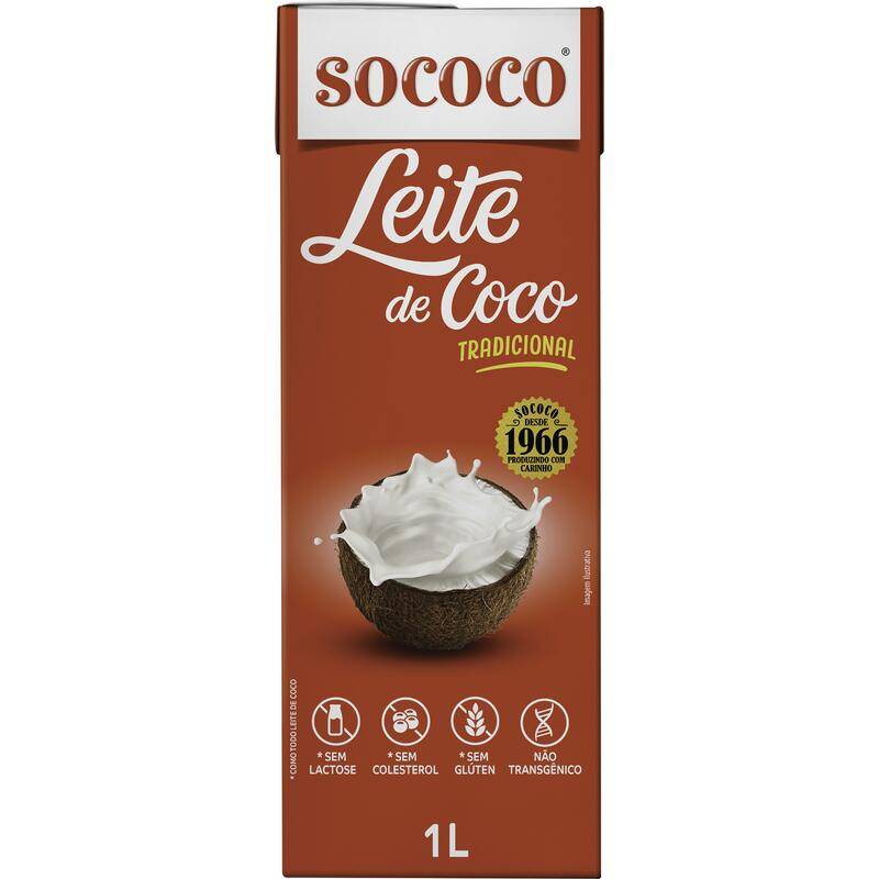 Sococo leite de coco tradicional (1 l)