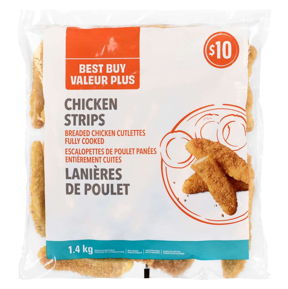 Best Buy Fully Cooked Breaded Chicken Strips (1.4 kg)