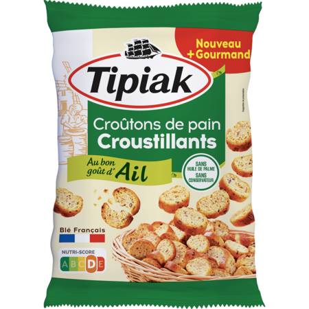 Tipiak - Croûtons de pain croustillants (ail)