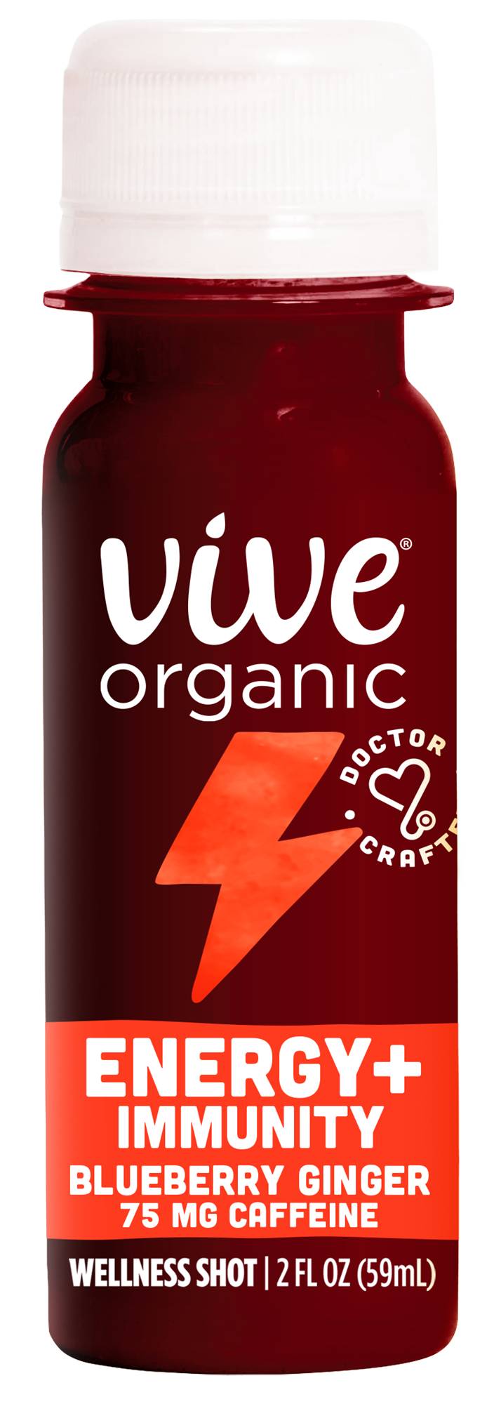 Vive Organic Lion's Mane & Ashwagandha Energy + Focus Shot (2 fl oz)