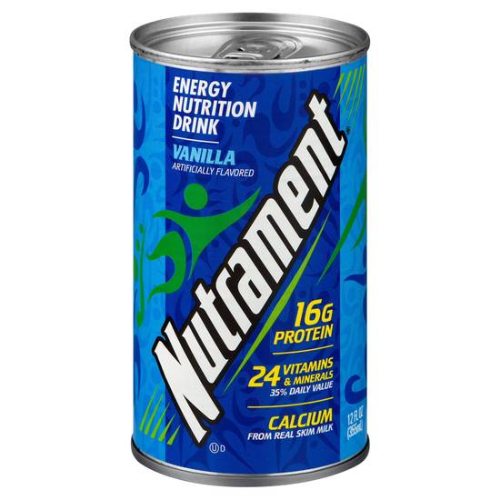 Nutrament Vanilla Energy Nutrition Drink