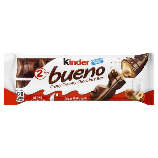 Kinder Bueno Crispy Wafer Creamy Chocolate Bar