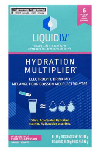 Liquid I.V. Hydration Multiplier Electrolyte Drink Mix, Passion Fruit