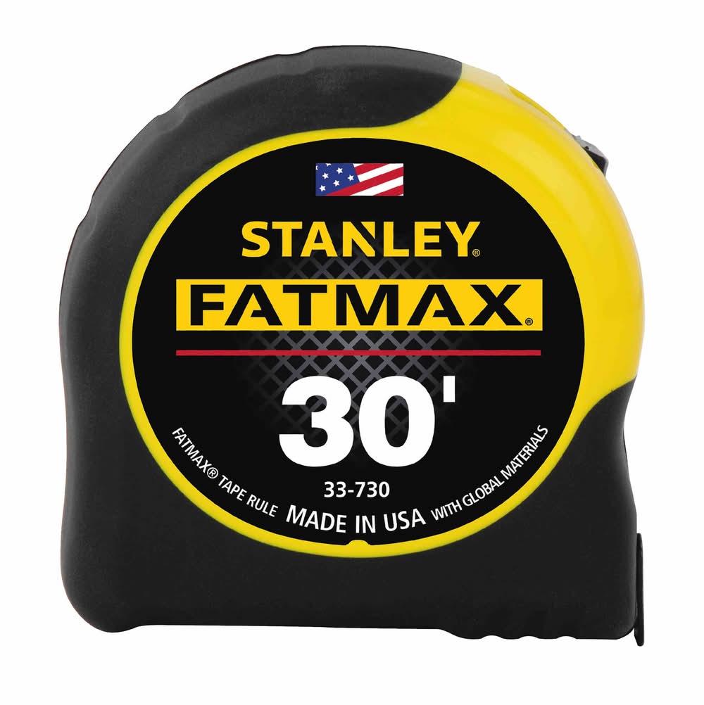 Stanley Fatmax 30 Ft. L X 1.25 In. W Compact Wide Blade Tape Measure 1 Pk