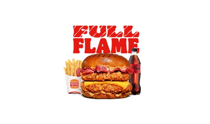 Menu Double Full Flame Crispy Chicken®