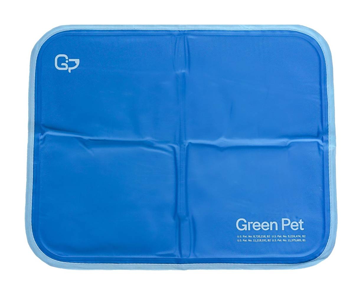 The Green Pet Shop Cooling Dog Pad, Large, Blue