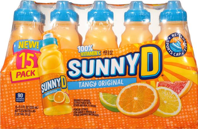 Sunny D Tangy Original Juice With Vitamin C (15 x 11.3 fl oz)