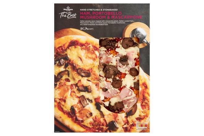 Morrisons Ham & Mushroom Pizza 515g