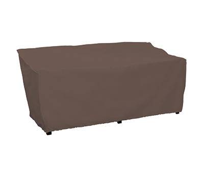 Mocha Heavy Duty Patio Sofa Cover (96in/brown)