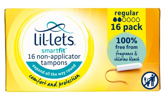 Lil-Lets Smartfit Non Applicator Regular Tampons (16 pack)