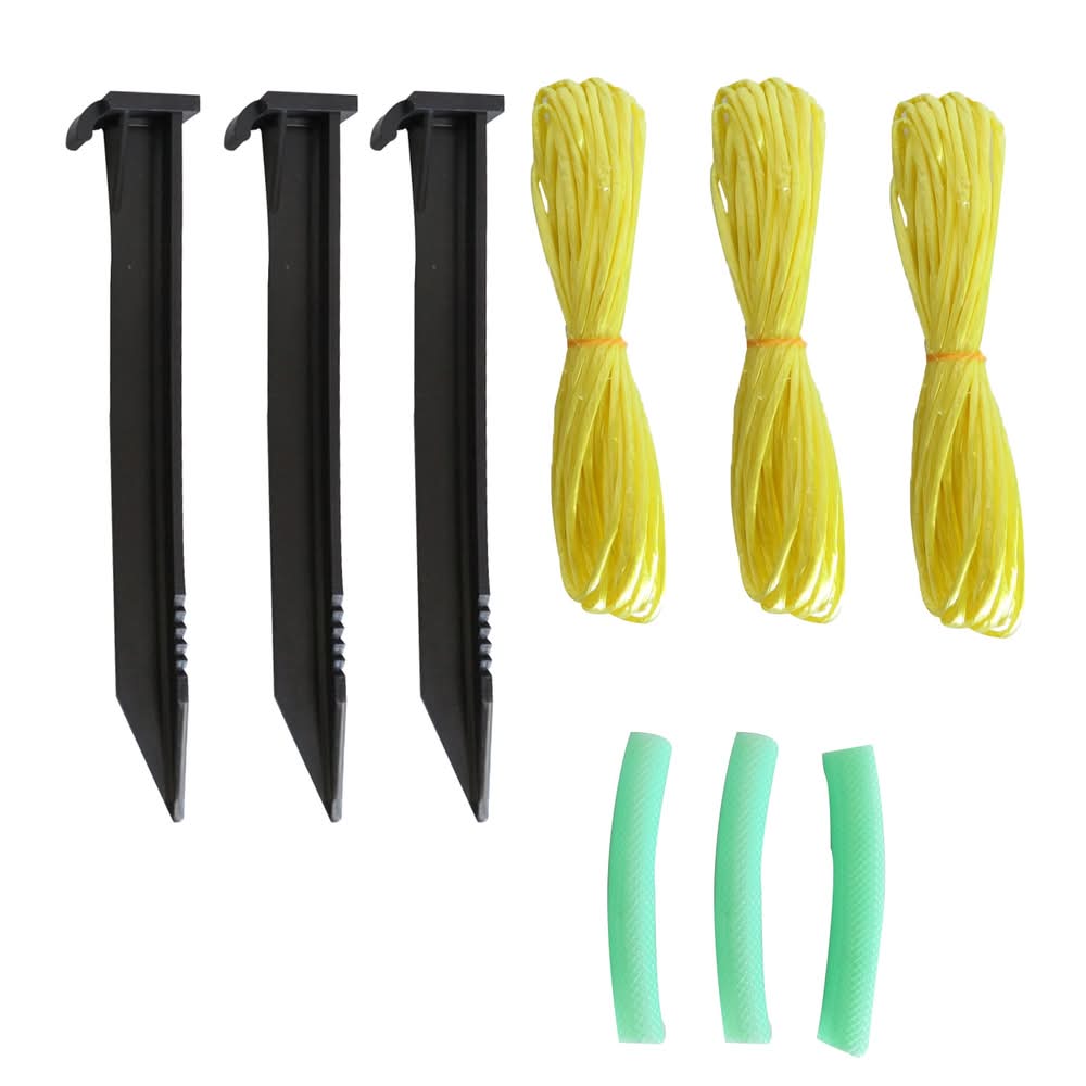 9-in Black Plastic Traditional Stake