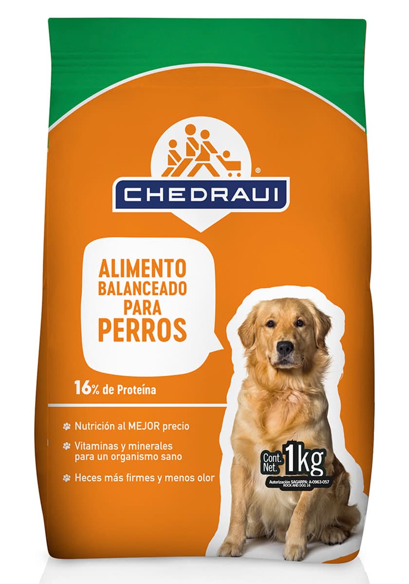 Chedraui · Alimento seco para perro adulto (1 kg)