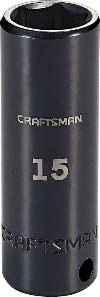 CRAFTSMAN Metric 3/8-in Drive 15Mm 6-point Impact Socket | CMMT15904