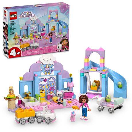 LEGO Gabby’s Dollhouse Gabby’s Kitty Pet Pretend-Play Entertainment Toy Playset For Kids 10796, 4Y+ (165 ct)