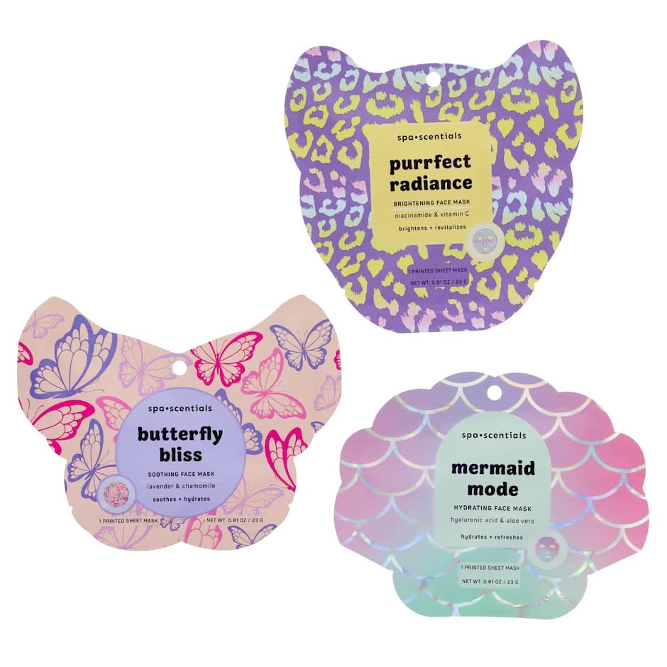 Spa Scentials Soothing Face Mask, Assorted Styles, 1-ct.