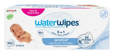 WaterWipes Original Baby Wipes (360 pack)