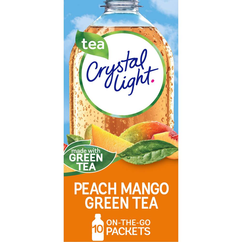 Crystal Light Peach Mango Green Tea Drink Mix (0.8 oz)