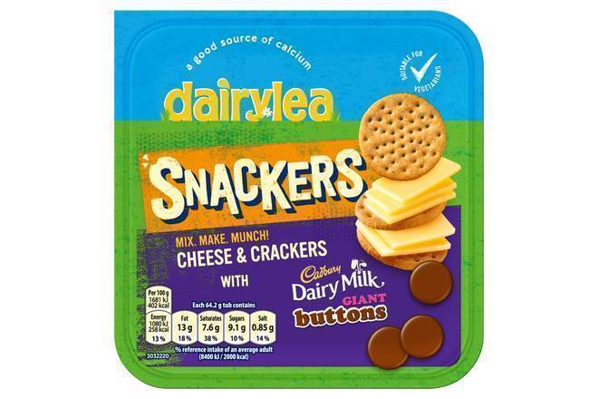 Dairylea Cheese & Crackers with Cadbury Buttons 64.2g