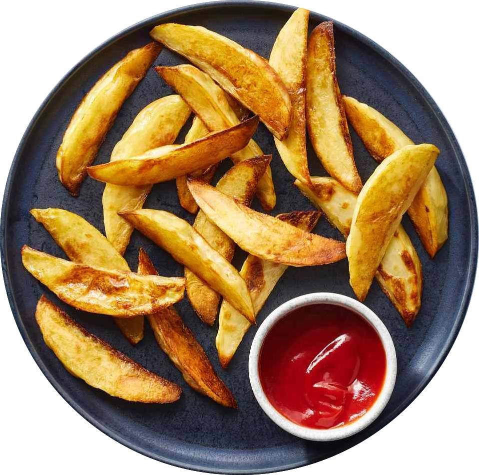 Frites Rustiques au four
