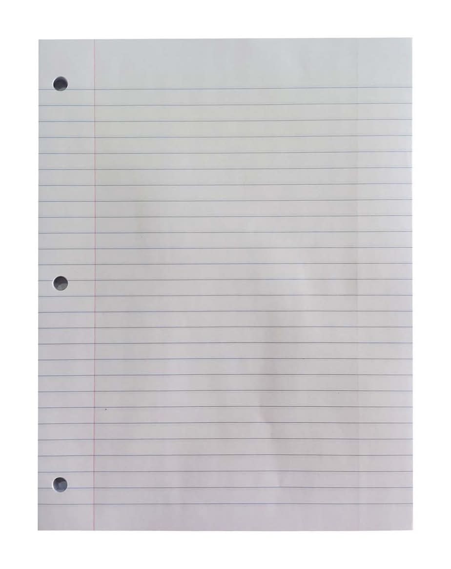 Wide Ruled Filler Paper 100 Sheets