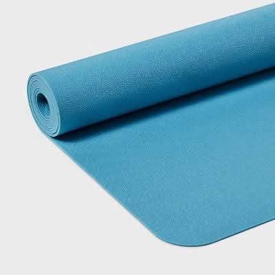 All In Motion Yoga Mat, 3mm, Blue