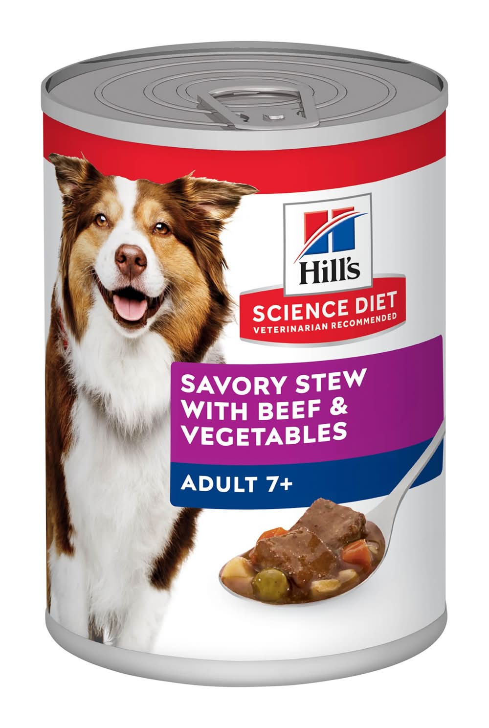 Hill's® Science Diet® Savory Stew 7+ Senior Wet Dog Food - Beef & Vegetable, 12.8 oz (Flavor: Beef & Vegetable, Size: 12.8 Oz)