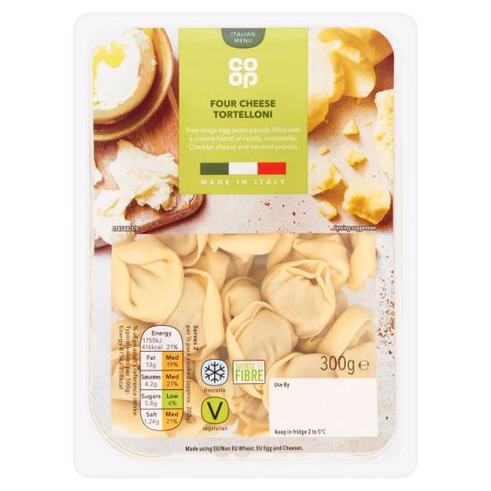 Co-Op Four Cheese Tortelloni (300g)