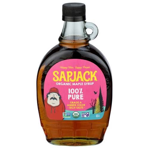 Sapjack Amber Organic 100% Pure Maple Syrup