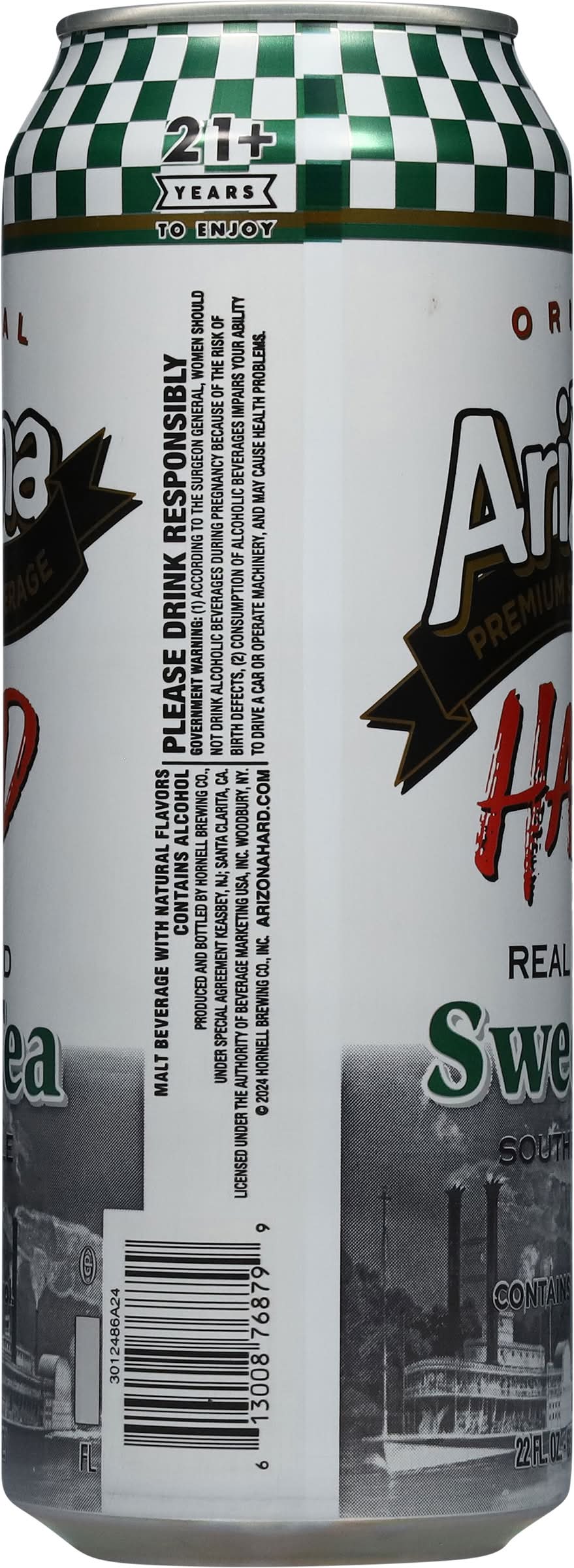 AriZona Original Hard Southern Style Sweet Tea Premium Spiked