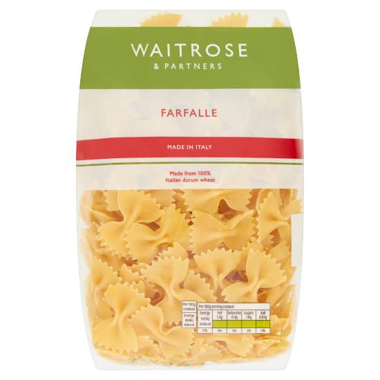 Waitrose & Partners Farfalle Pasta