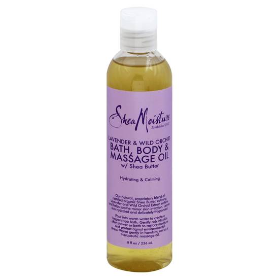 Shea Moisture Shea Butter & Lavender & Wild Orchid Bath & Body & Massage Oil