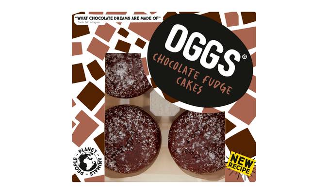 OGGS Chocolate Fudge Cakes 184g