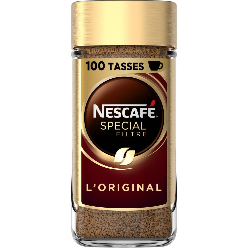 Café Soluble Spécial Filtre Original NESCAFE - le flacon de 200g - 100 tasses