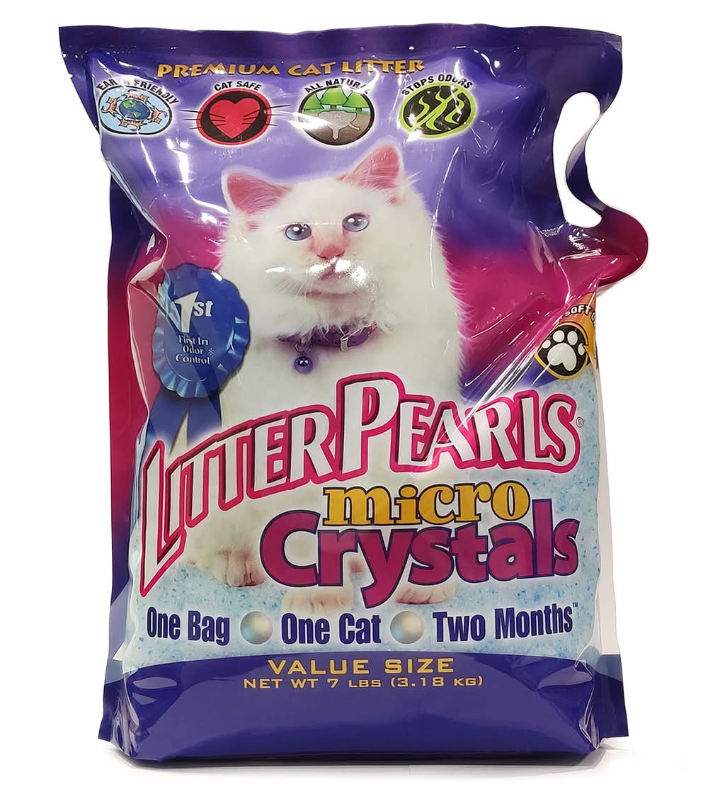 Litter Pearls · Arena sanitaria micro crystals (3,18 kg)