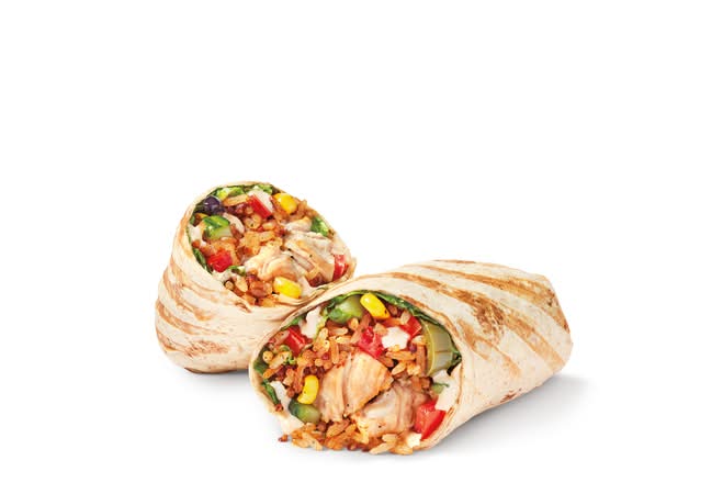 Slow-Cooked Chicken Habanero Wrap w/ cheese