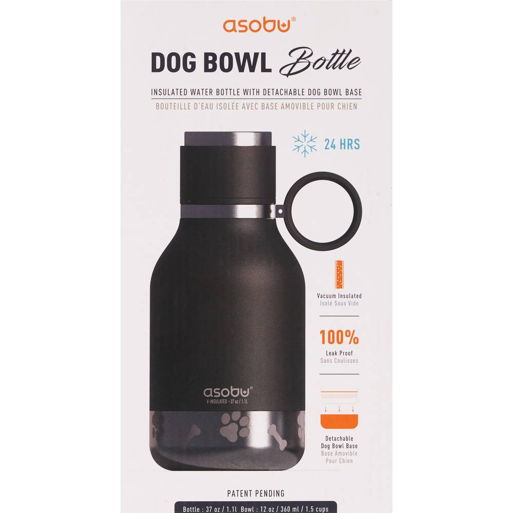 ASOBU Dog Bowl Bottle, Black