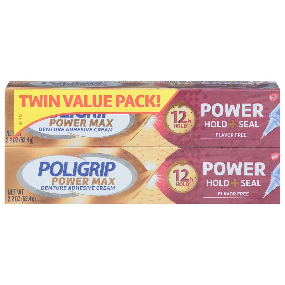 Poligrip Power Max Denture Adhesive Cream