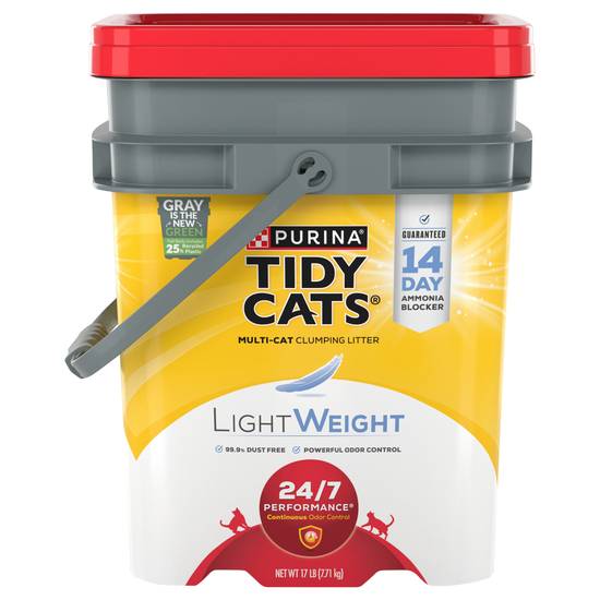 Tidy Cats Light Weight Multi-Cat Clumping Litter (17 lbs)