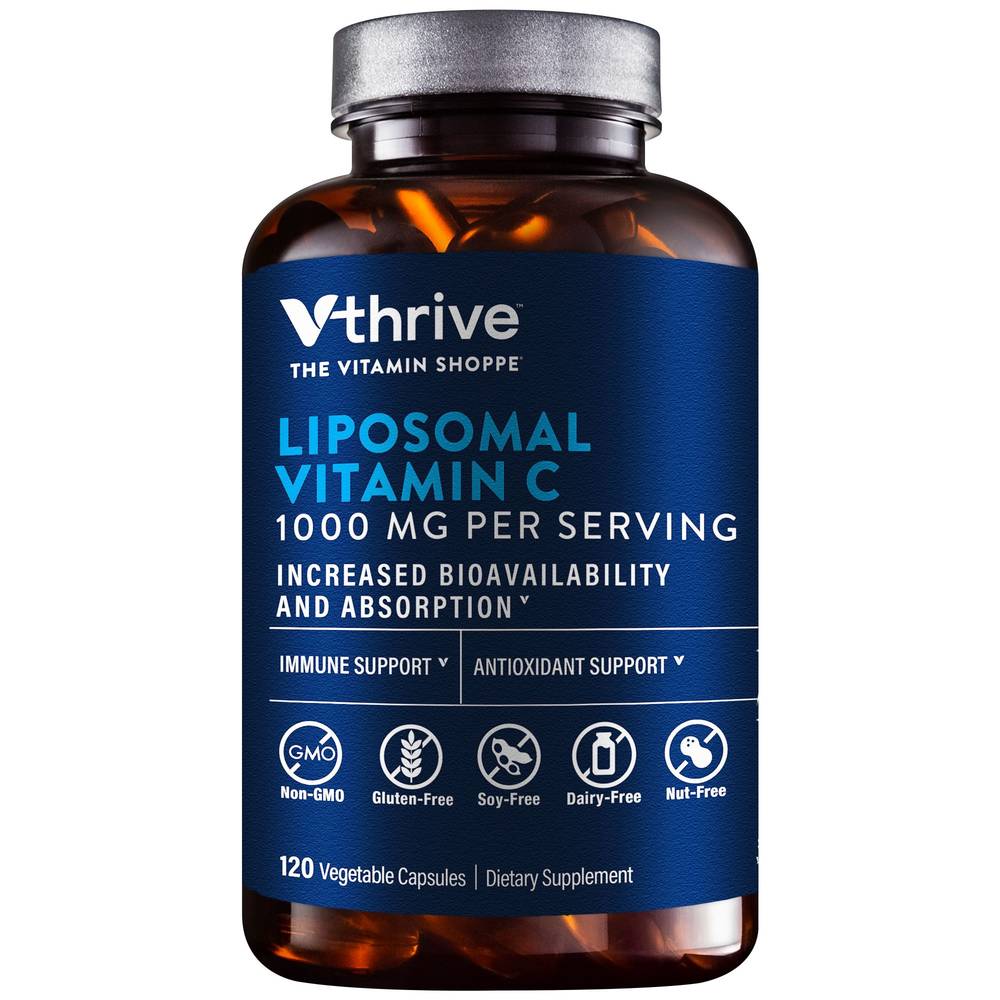 Vthrive Liposomal Vitamin C Vegetable Capsules (120 ct)