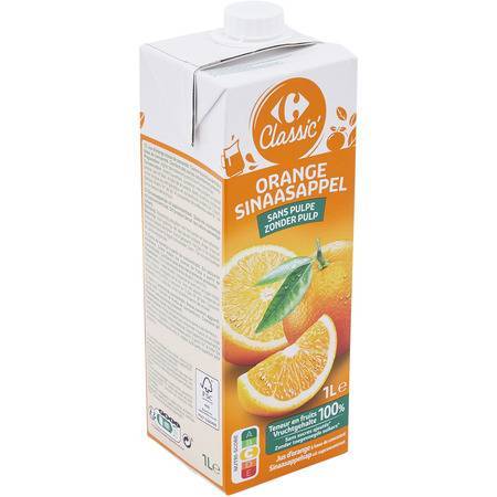 Carrefour Classic' - Jus d'orange sans pulpe (1 L)