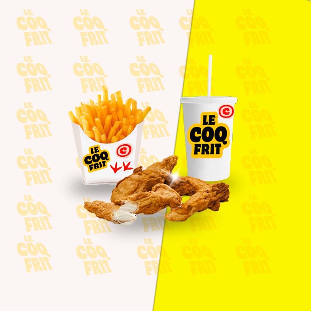 MENU LE COQ FRIT ⚡BUCKET SOLO TENDERS