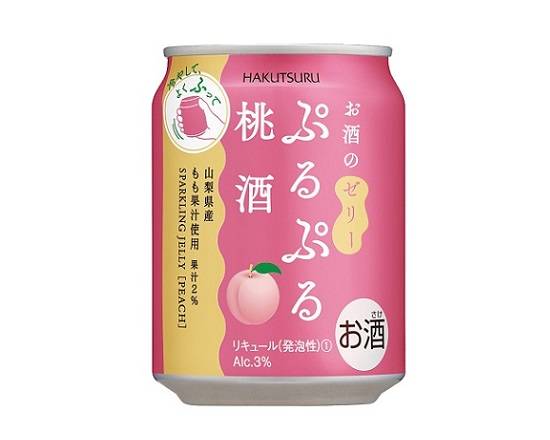 【アルコール】白鶴 ぷるぷる桃酒 240ml