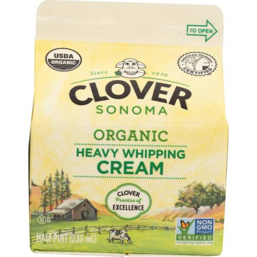 Clover Sonoma Organic Whipping Cream
