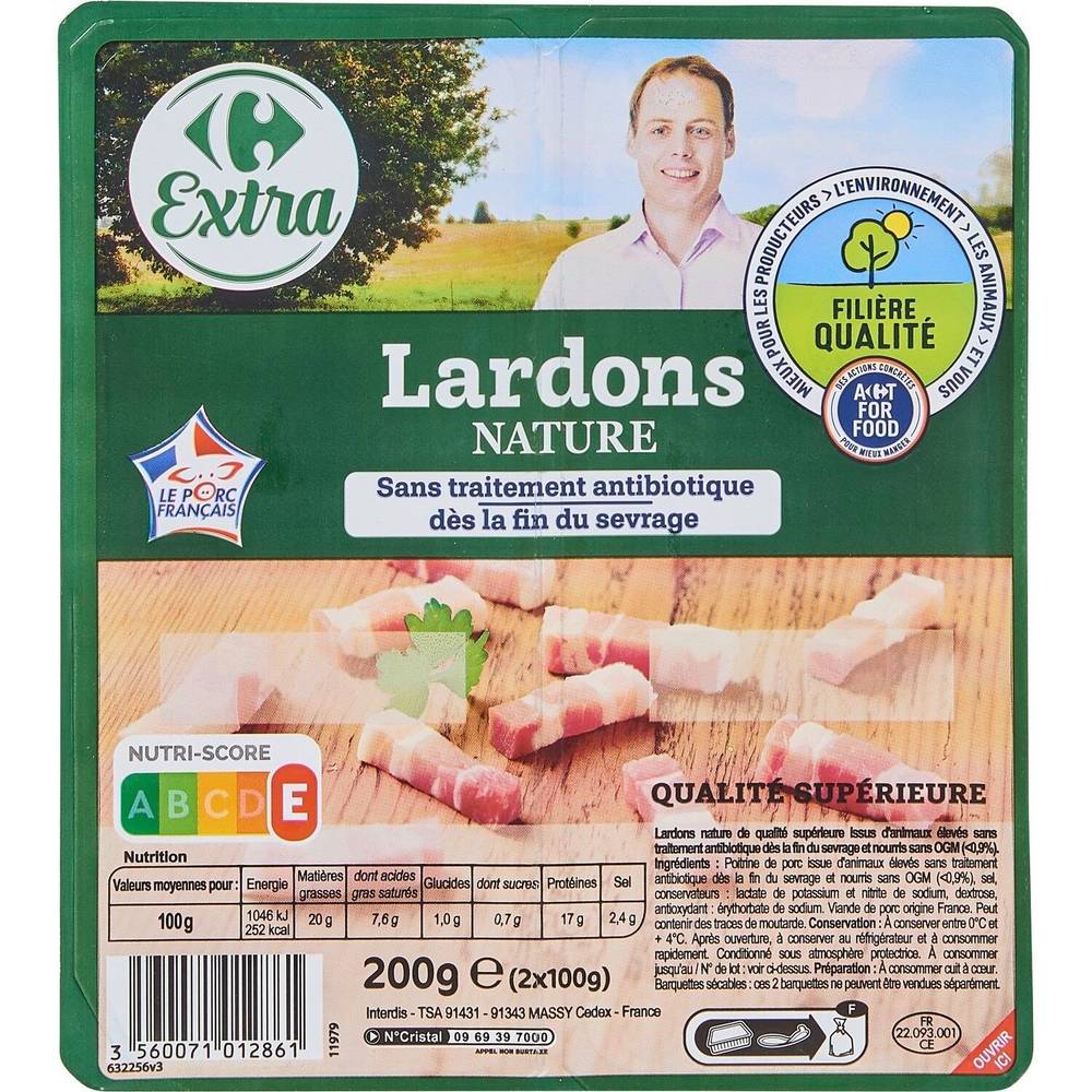Carrefour Extra - Lardons nature (2 pièces)